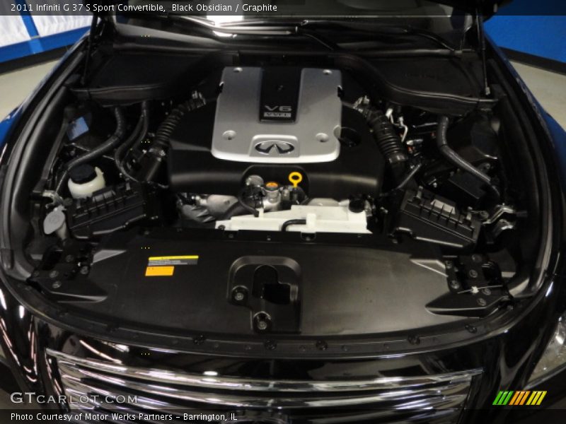 Black Obsidian / Graphite 2011 Infiniti G 37 S Sport Convertible