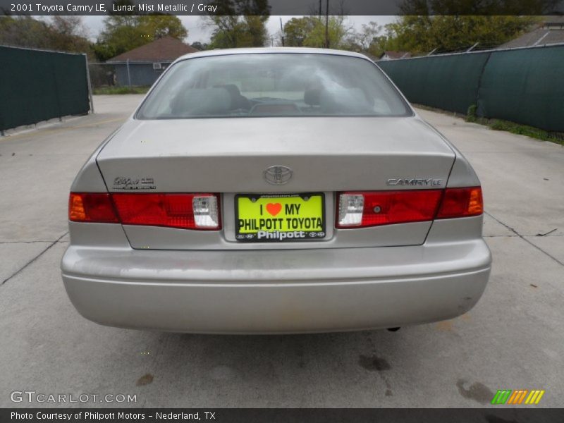 Lunar Mist Metallic / Gray 2001 Toyota Camry LE