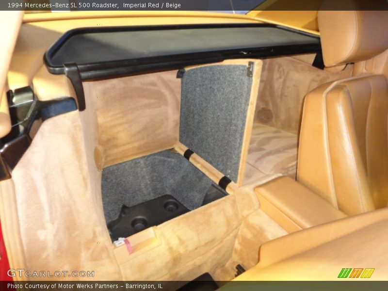  1994 SL 500 Roadster Beige Interior