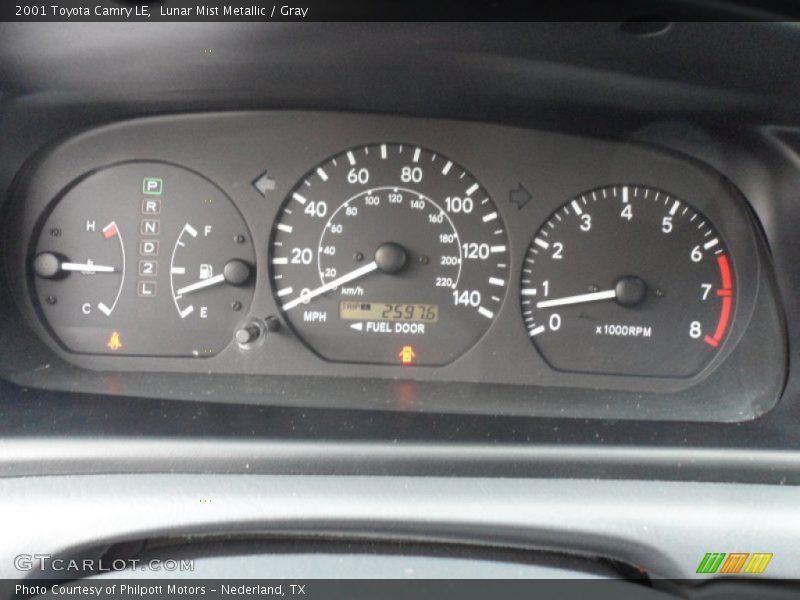 Lunar Mist Metallic / Gray 2001 Toyota Camry LE