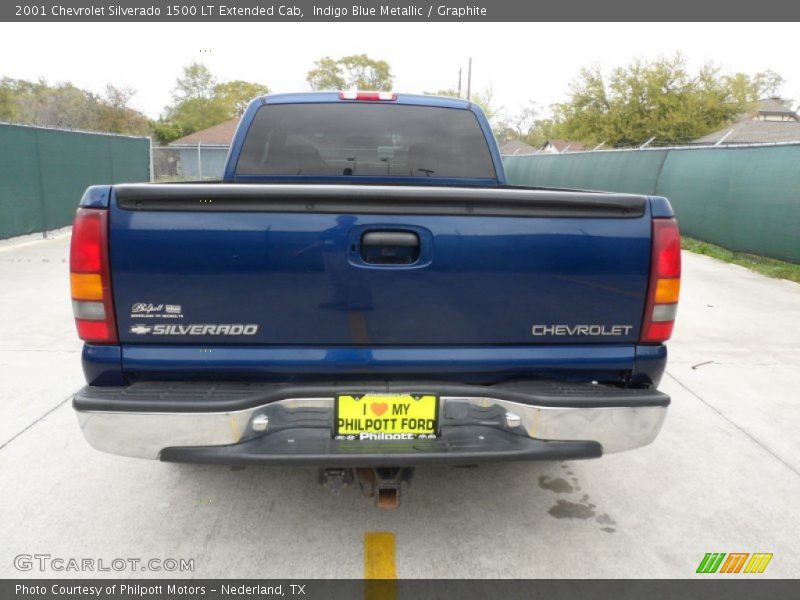 Indigo Blue Metallic / Graphite 2001 Chevrolet Silverado 1500 LT Extended Cab