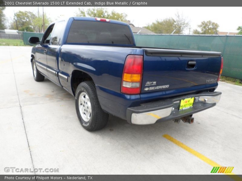 Indigo Blue Metallic / Graphite 2001 Chevrolet Silverado 1500 LT Extended Cab