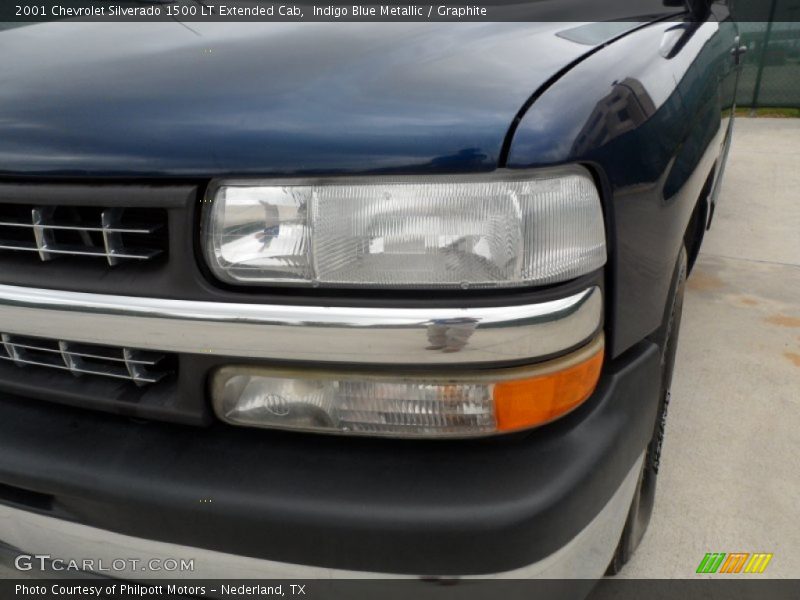 Indigo Blue Metallic / Graphite 2001 Chevrolet Silverado 1500 LT Extended Cab