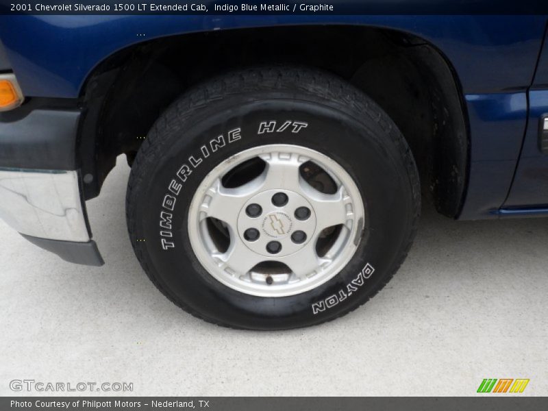 Indigo Blue Metallic / Graphite 2001 Chevrolet Silverado 1500 LT Extended Cab