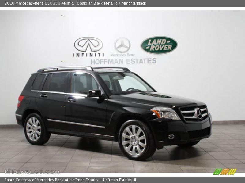 Obsidian Black Metallic / Almond/Black 2010 Mercedes-Benz GLK 350 4Matic