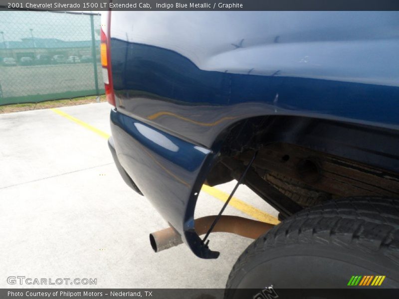 Indigo Blue Metallic / Graphite 2001 Chevrolet Silverado 1500 LT Extended Cab