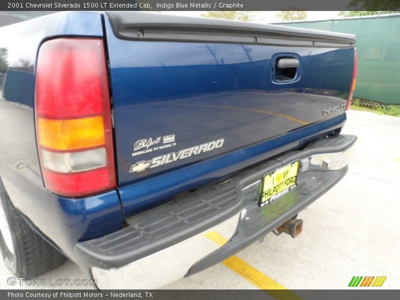 Indigo Blue Metallic / Graphite 2001 Chevrolet Silverado 1500 LT Extended Cab