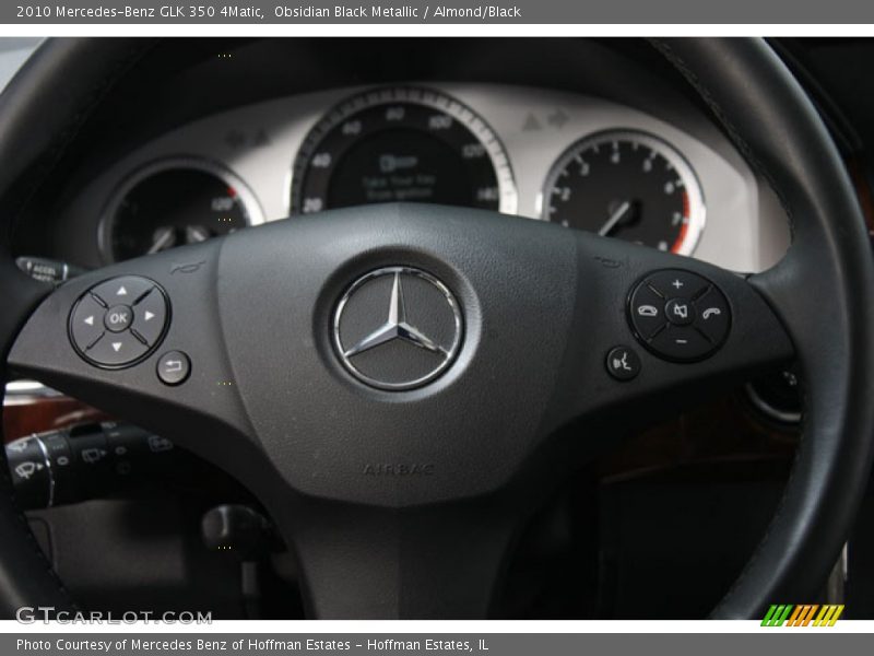 Obsidian Black Metallic / Almond/Black 2010 Mercedes-Benz GLK 350 4Matic
