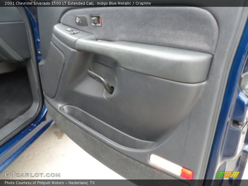 Indigo Blue Metallic / Graphite 2001 Chevrolet Silverado 1500 LT Extended Cab