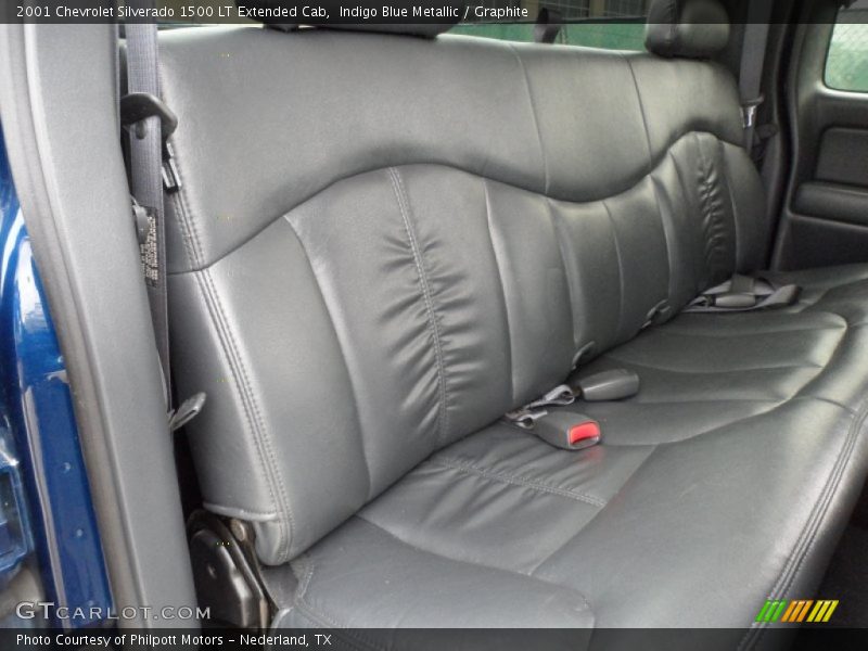 Indigo Blue Metallic / Graphite 2001 Chevrolet Silverado 1500 LT Extended Cab