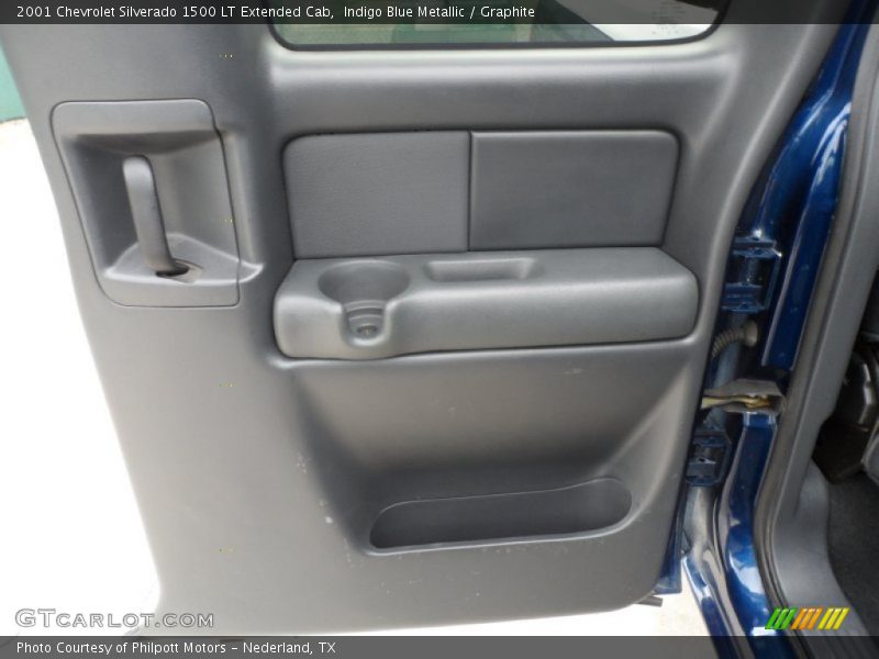 Indigo Blue Metallic / Graphite 2001 Chevrolet Silverado 1500 LT Extended Cab