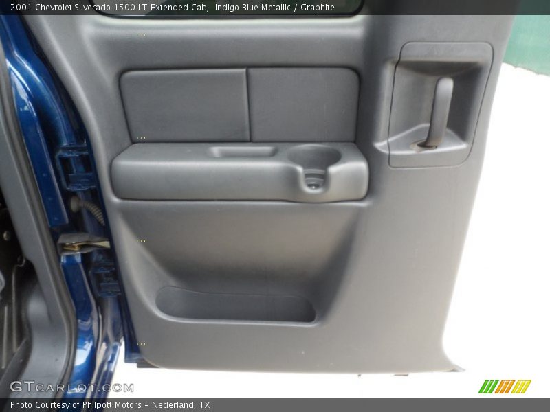 Indigo Blue Metallic / Graphite 2001 Chevrolet Silverado 1500 LT Extended Cab