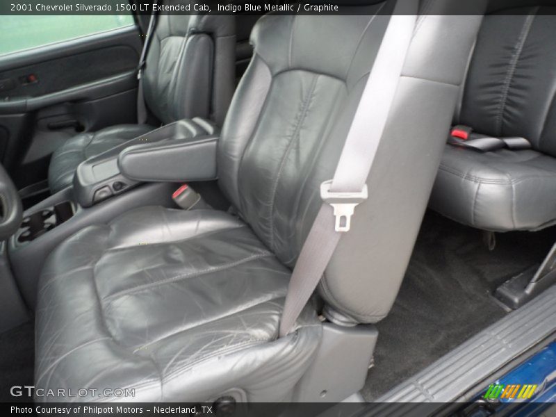 Indigo Blue Metallic / Graphite 2001 Chevrolet Silverado 1500 LT Extended Cab