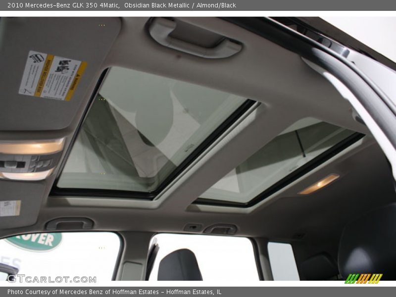 Obsidian Black Metallic / Almond/Black 2010 Mercedes-Benz GLK 350 4Matic
