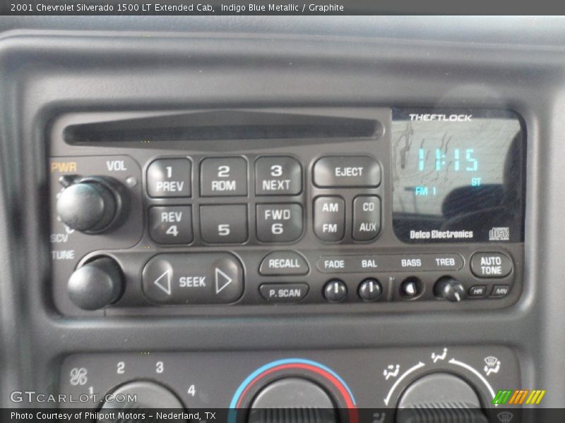Audio System of 2001 Silverado 1500 LT Extended Cab