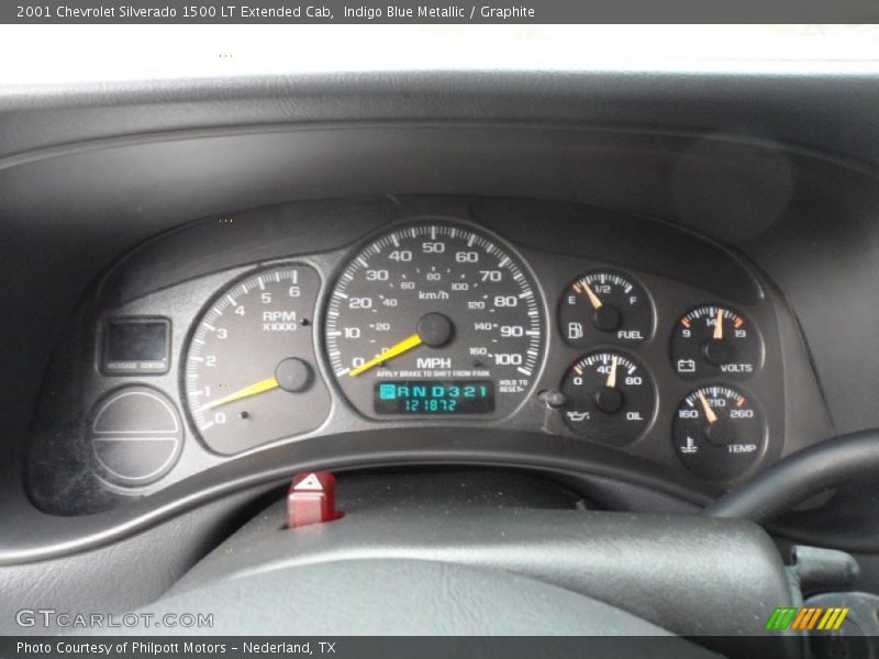  2001 Silverado 1500 LT Extended Cab LT Extended Cab Gauges