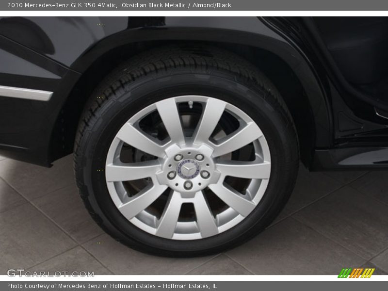 Obsidian Black Metallic / Almond/Black 2010 Mercedes-Benz GLK 350 4Matic