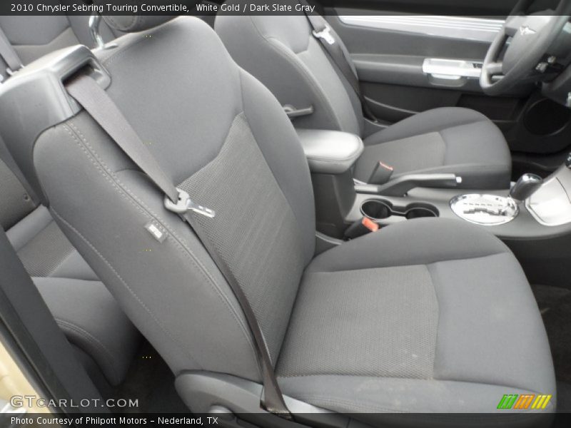 White Gold / Dark Slate Gray 2010 Chrysler Sebring Touring Convertible