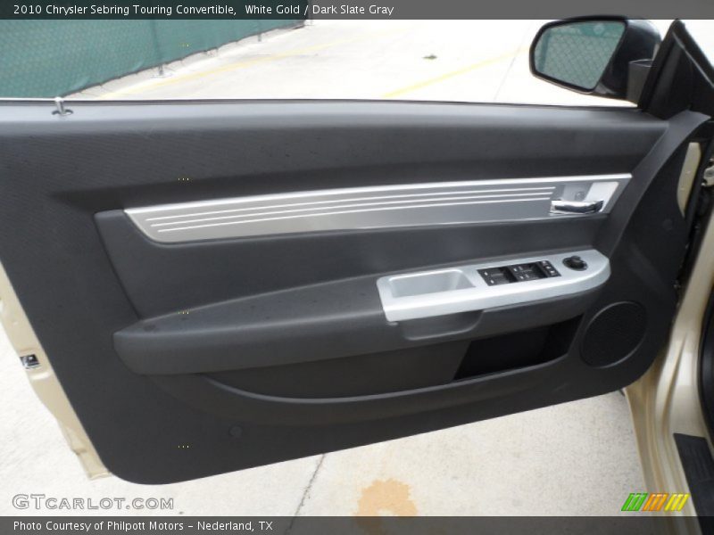 White Gold / Dark Slate Gray 2010 Chrysler Sebring Touring Convertible
