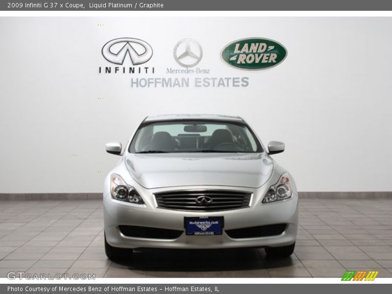 Liquid Platinum / Graphite 2009 Infiniti G 37 x Coupe