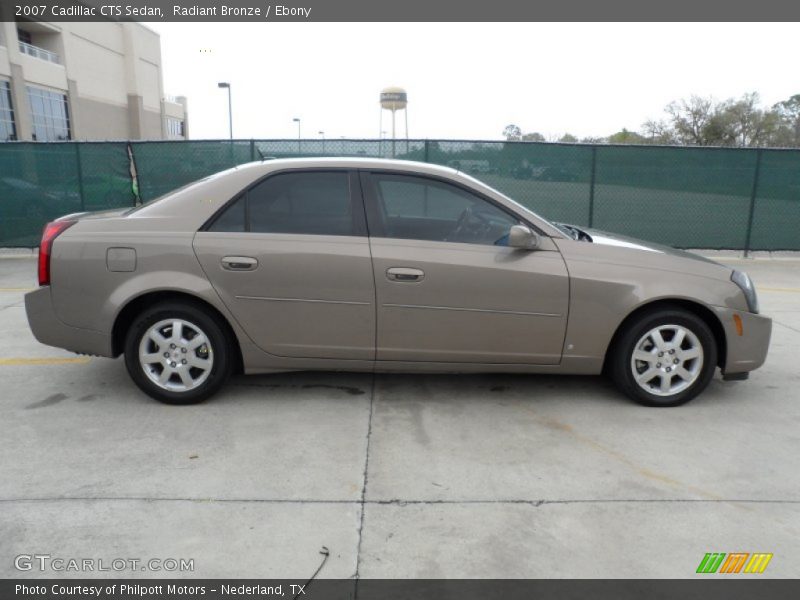 Radiant Bronze / Ebony 2007 Cadillac CTS Sedan