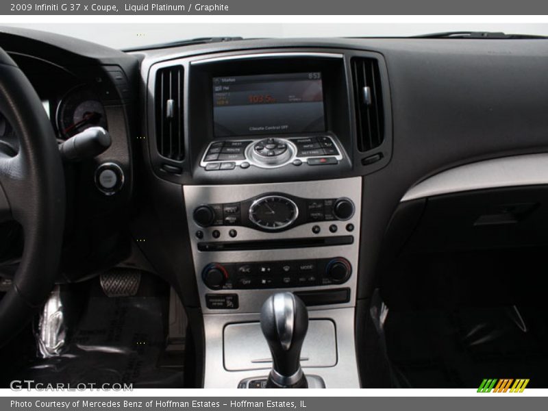 Liquid Platinum / Graphite 2009 Infiniti G 37 x Coupe