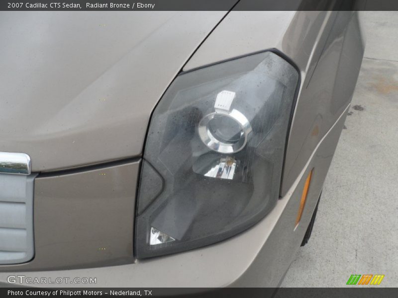 Radiant Bronze / Ebony 2007 Cadillac CTS Sedan