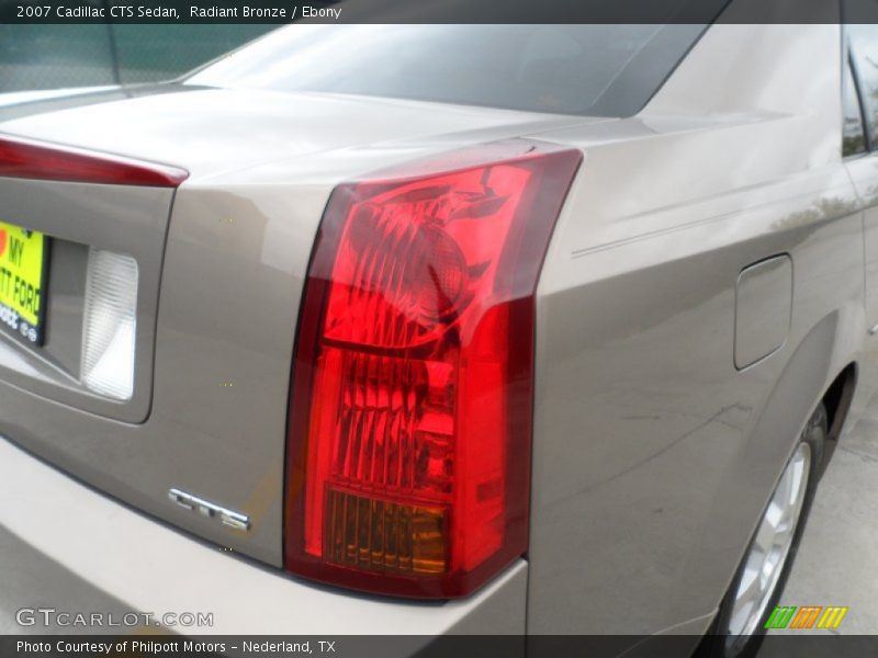 Radiant Bronze / Ebony 2007 Cadillac CTS Sedan