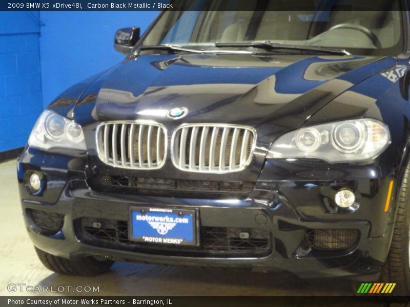 Carbon Black Metallic / Black 2009 BMW X5 xDrive48i