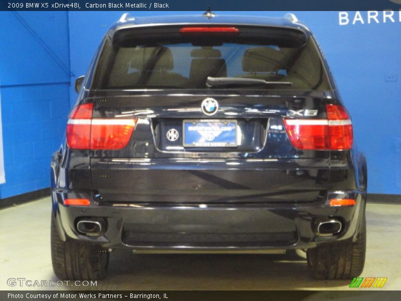 Carbon Black Metallic / Black 2009 BMW X5 xDrive48i