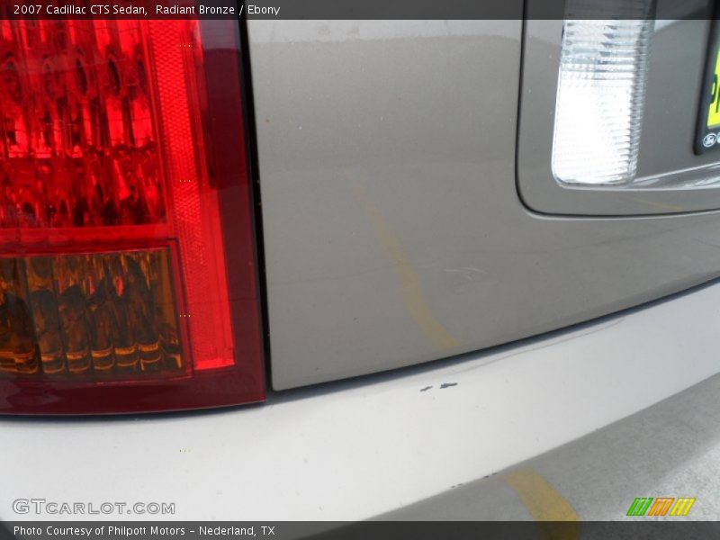 Radiant Bronze / Ebony 2007 Cadillac CTS Sedan