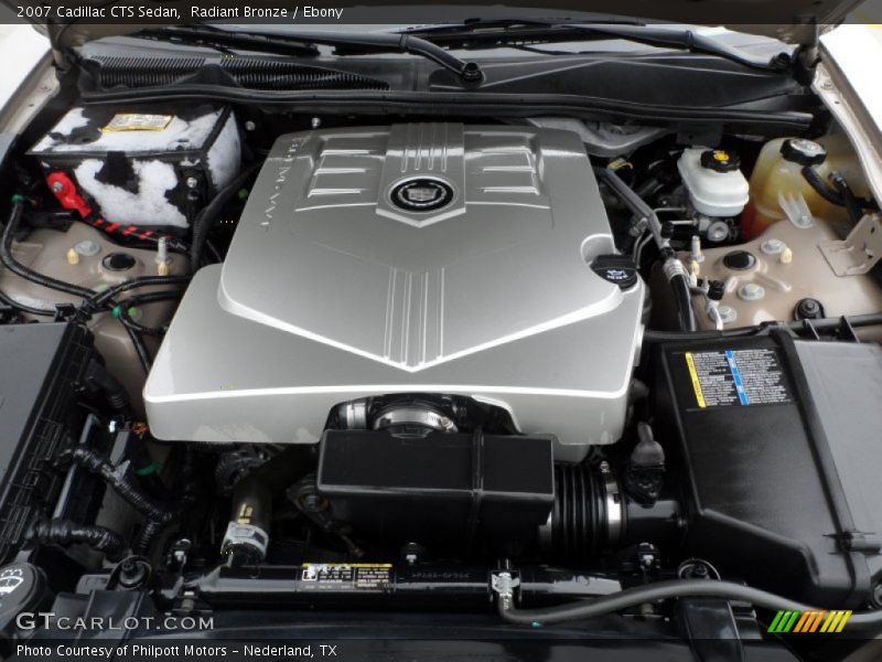 Radiant Bronze / Ebony 2007 Cadillac CTS Sedan