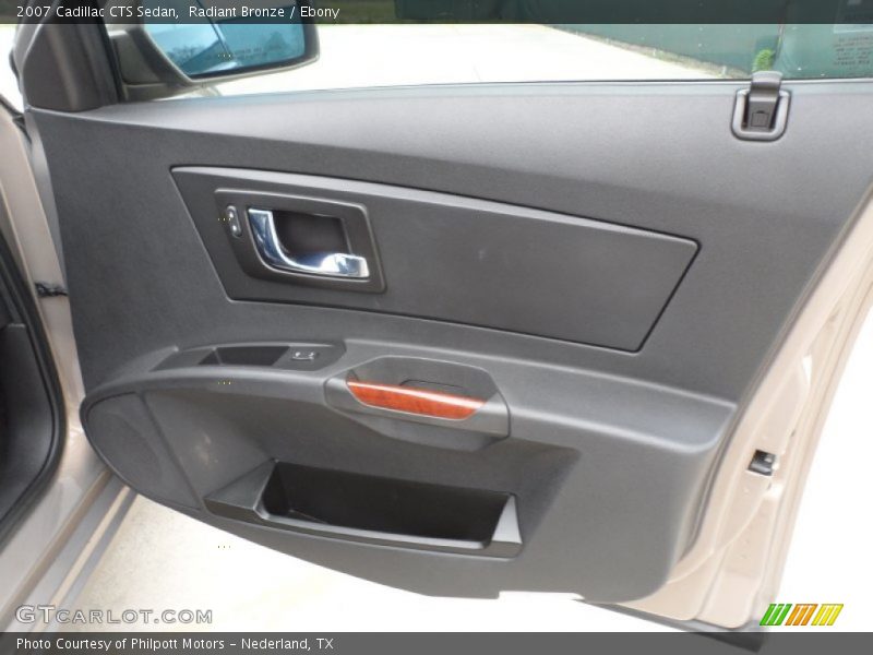 Radiant Bronze / Ebony 2007 Cadillac CTS Sedan