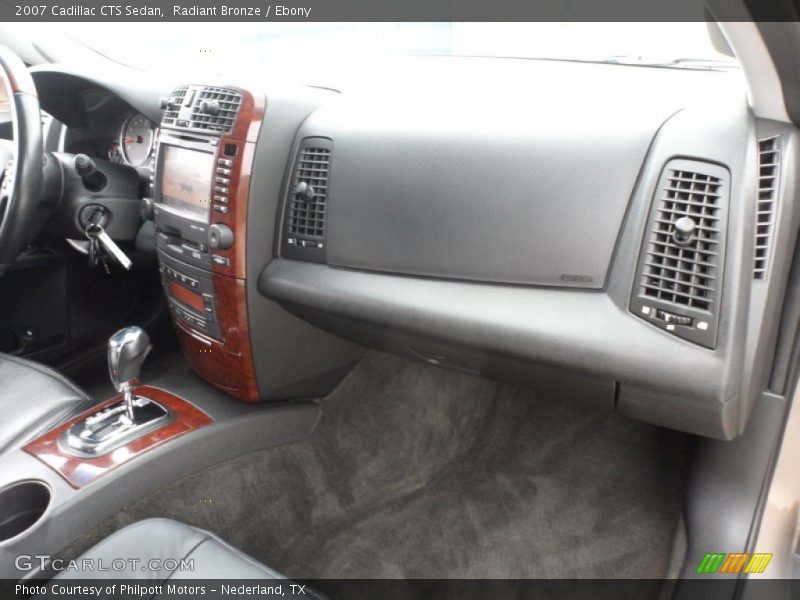 Radiant Bronze / Ebony 2007 Cadillac CTS Sedan