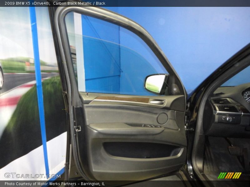 Carbon Black Metallic / Black 2009 BMW X5 xDrive48i