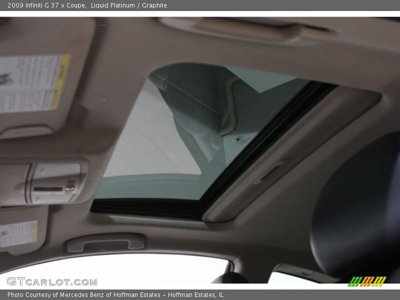 Liquid Platinum / Graphite 2009 Infiniti G 37 x Coupe