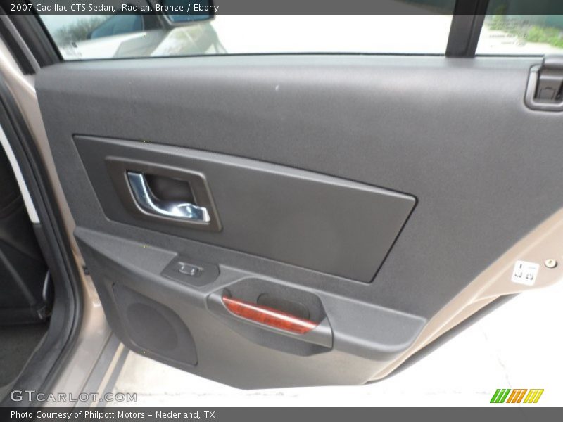 Radiant Bronze / Ebony 2007 Cadillac CTS Sedan