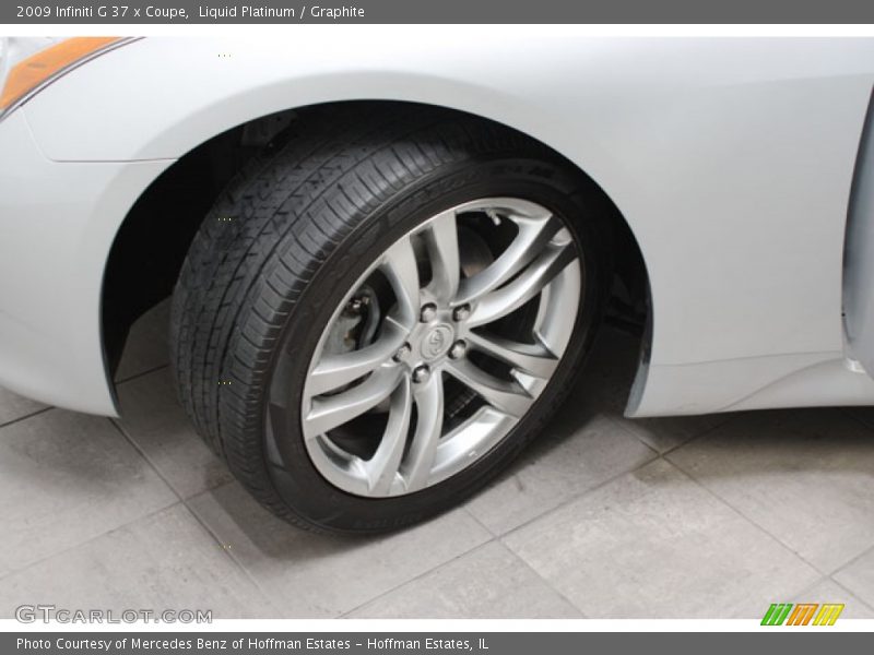 Liquid Platinum / Graphite 2009 Infiniti G 37 x Coupe
