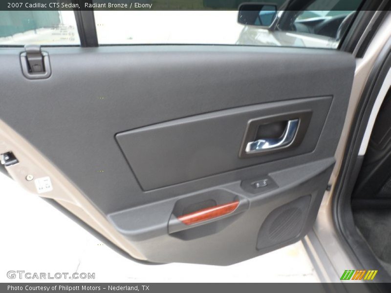 Radiant Bronze / Ebony 2007 Cadillac CTS Sedan