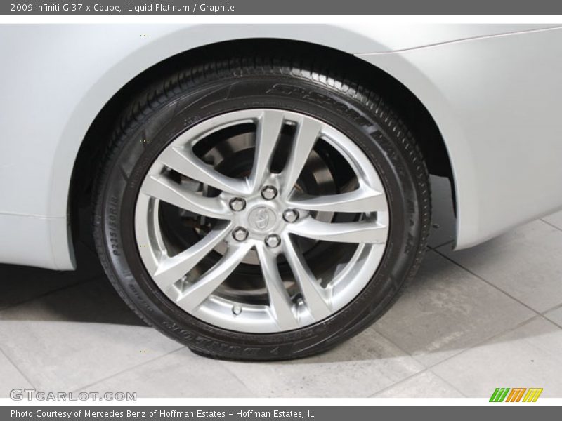 Liquid Platinum / Graphite 2009 Infiniti G 37 x Coupe