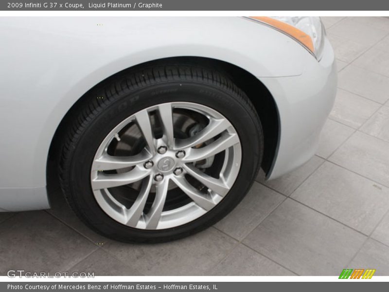 Liquid Platinum / Graphite 2009 Infiniti G 37 x Coupe