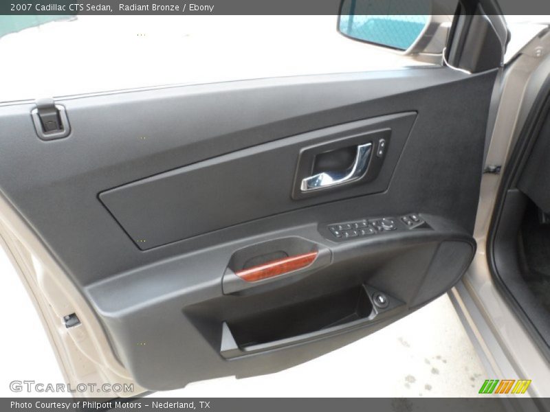 Radiant Bronze / Ebony 2007 Cadillac CTS Sedan