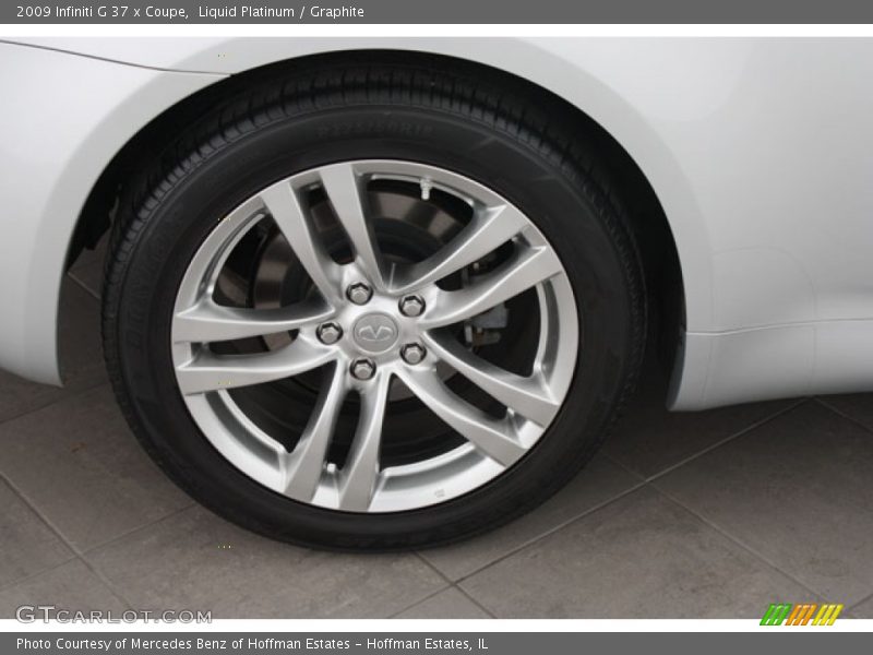 Liquid Platinum / Graphite 2009 Infiniti G 37 x Coupe