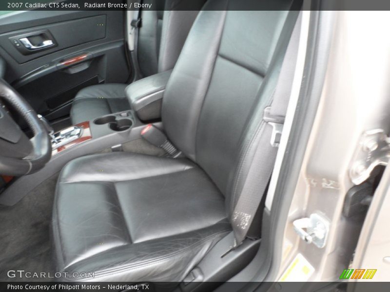 Radiant Bronze / Ebony 2007 Cadillac CTS Sedan