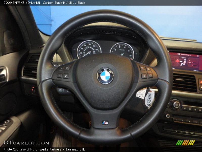 Carbon Black Metallic / Black 2009 BMW X5 xDrive48i
