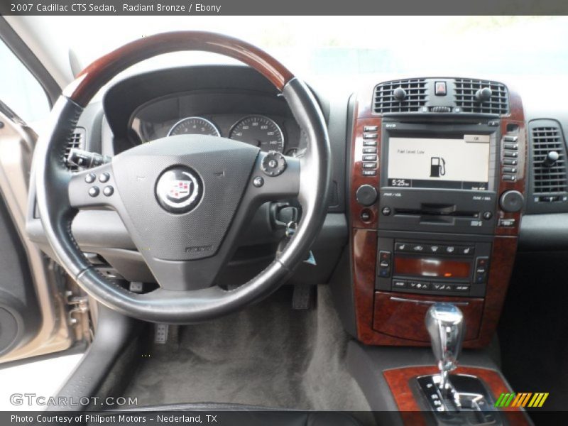 Radiant Bronze / Ebony 2007 Cadillac CTS Sedan