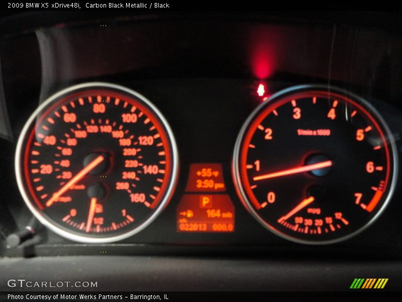 Carbon Black Metallic / Black 2009 BMW X5 xDrive48i