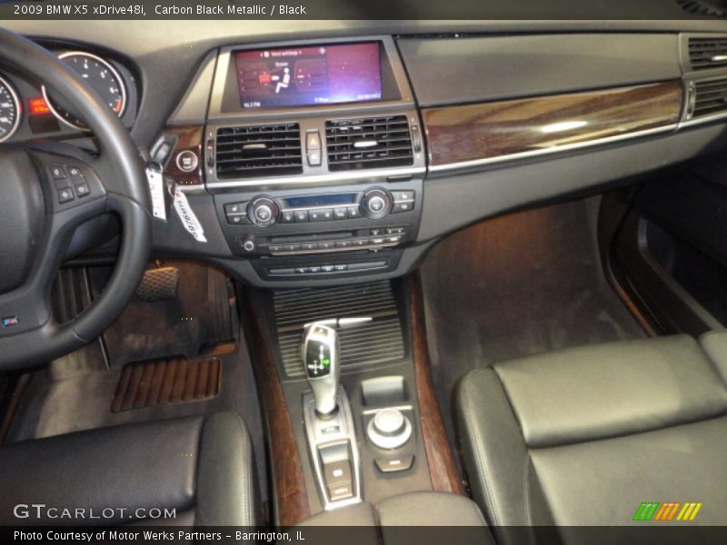Carbon Black Metallic / Black 2009 BMW X5 xDrive48i