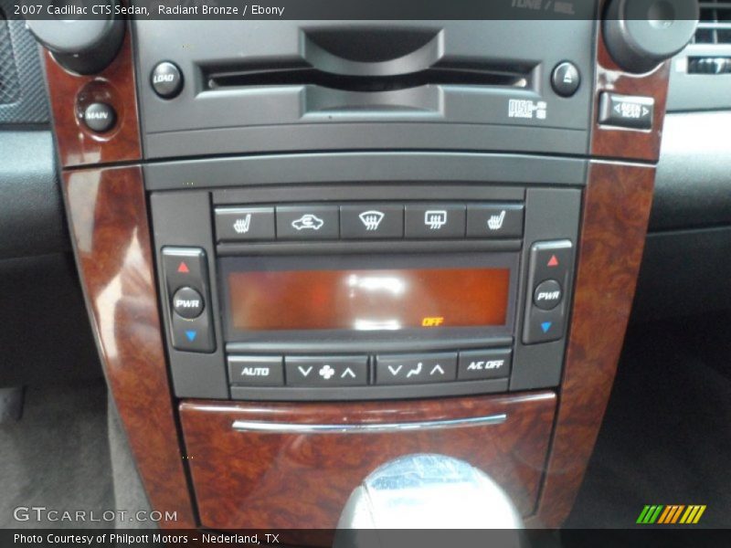 Radiant Bronze / Ebony 2007 Cadillac CTS Sedan