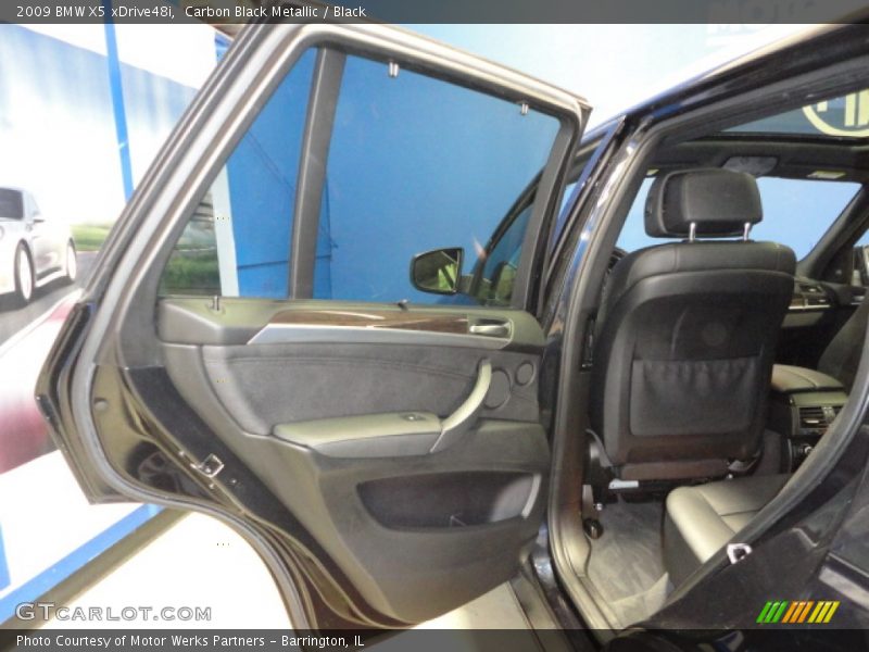 Carbon Black Metallic / Black 2009 BMW X5 xDrive48i